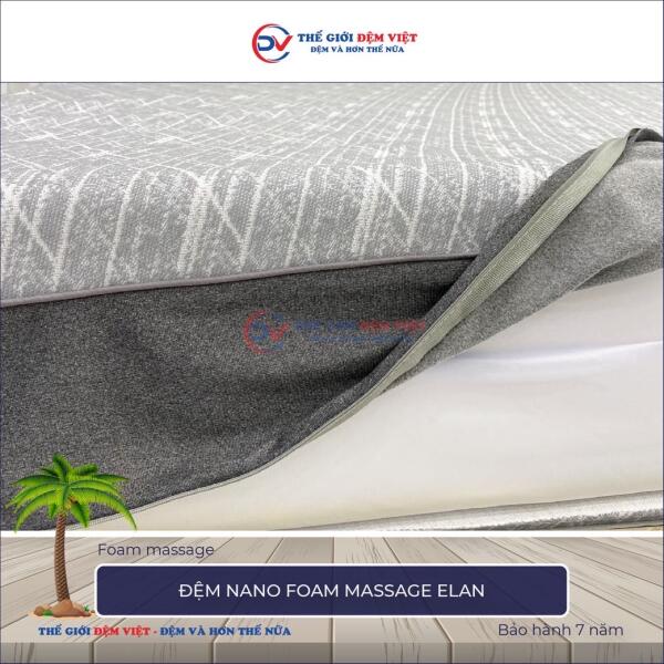 Đệm nano foam Massage Elan 1